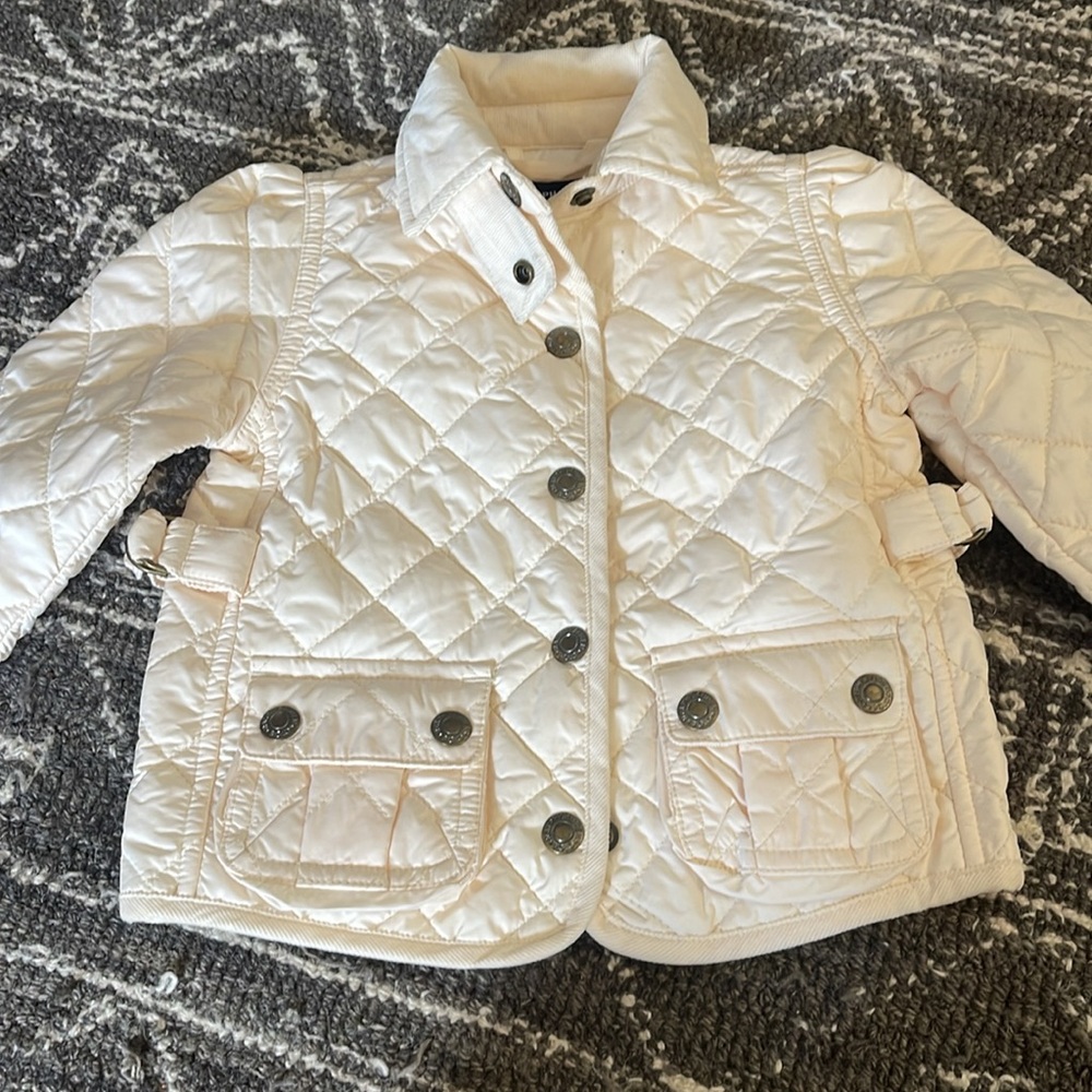 Cream, Ralph Lauren quilted jacket